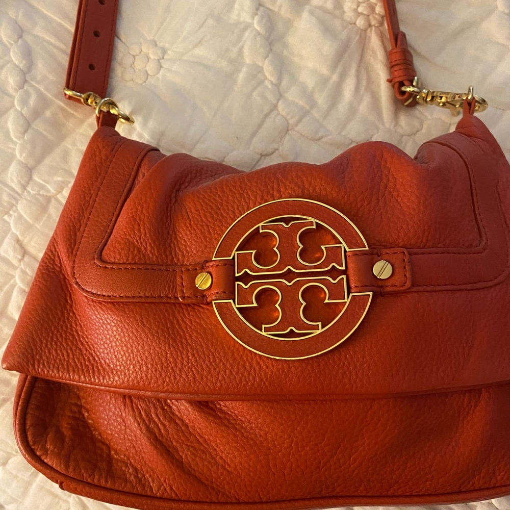 Tory Burch orange crossbody